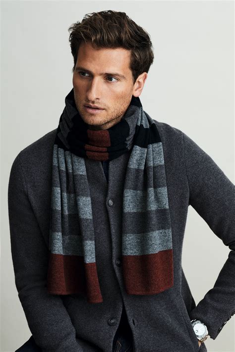 long wool scarf for men.